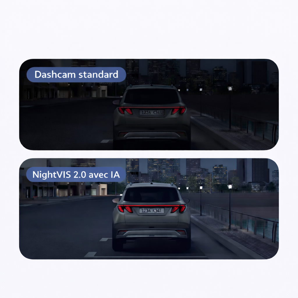 DDPAI Z50 Pro - Dashcam 4K double caméra GPS ADAS
