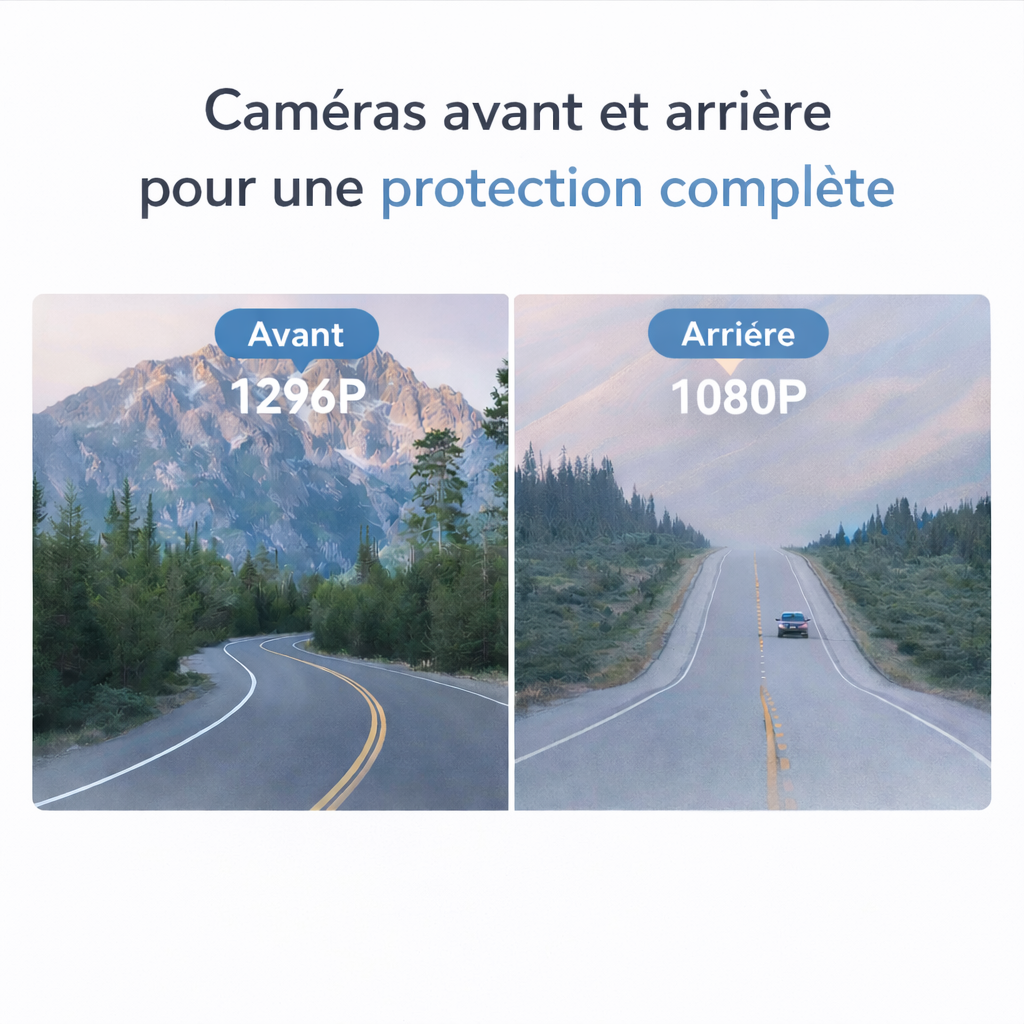 DDPAI N1 Dual - Dashcam double caméra HD mode parking