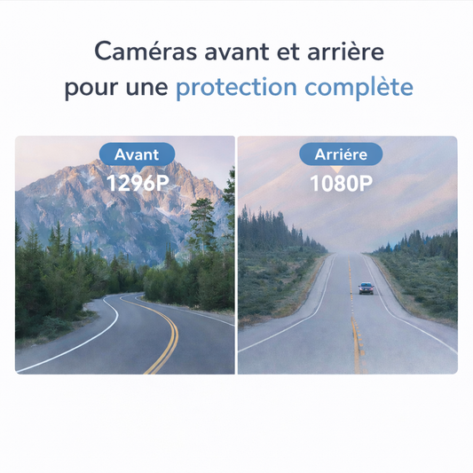 DDPAI N1 Dual - Dashcam double caméra HD mode parking