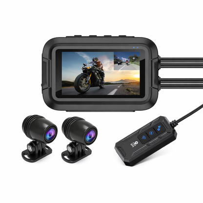 MotoVision M2 - Dascham moto double caméra WIFI GPS étanche