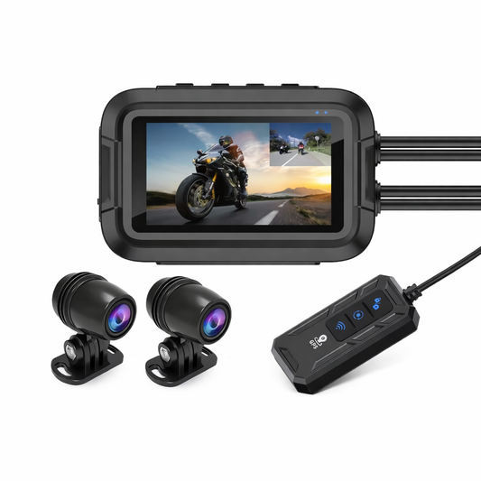 MotoVision M2 - Dascham moto double caméra WIFI GPS étanche
