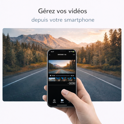 DDPAI N1 Dual - Dashcam double caméra HD mode parking